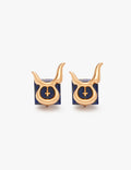 Taurus Zodiac Studs Earrings