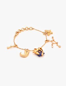 Virgo Zodiac Sign Charm Bracelet