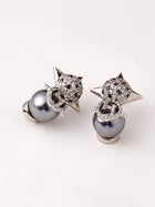 black earrings