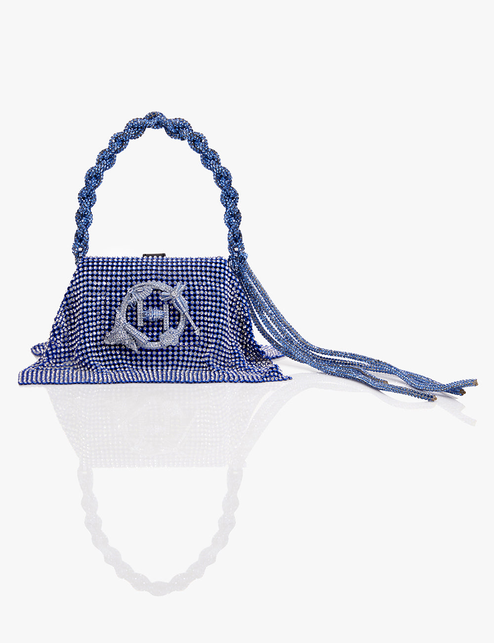 Designer Blue Crystal Bag