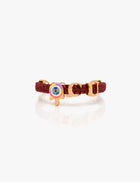 brown link bracelet