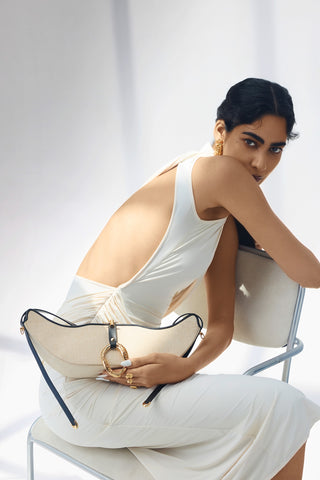 The Boss Swing Bag in Canvas Jute