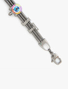 enamel evil eye bracelet