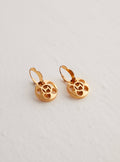 gold drop earrings