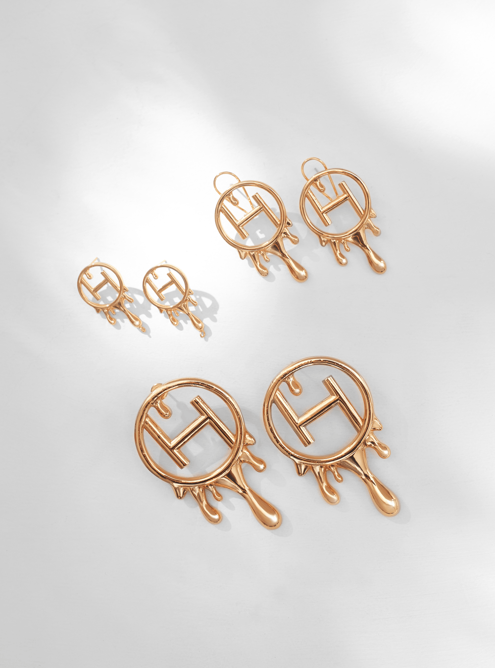 gold earrings collection