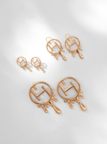 gold earrings collection