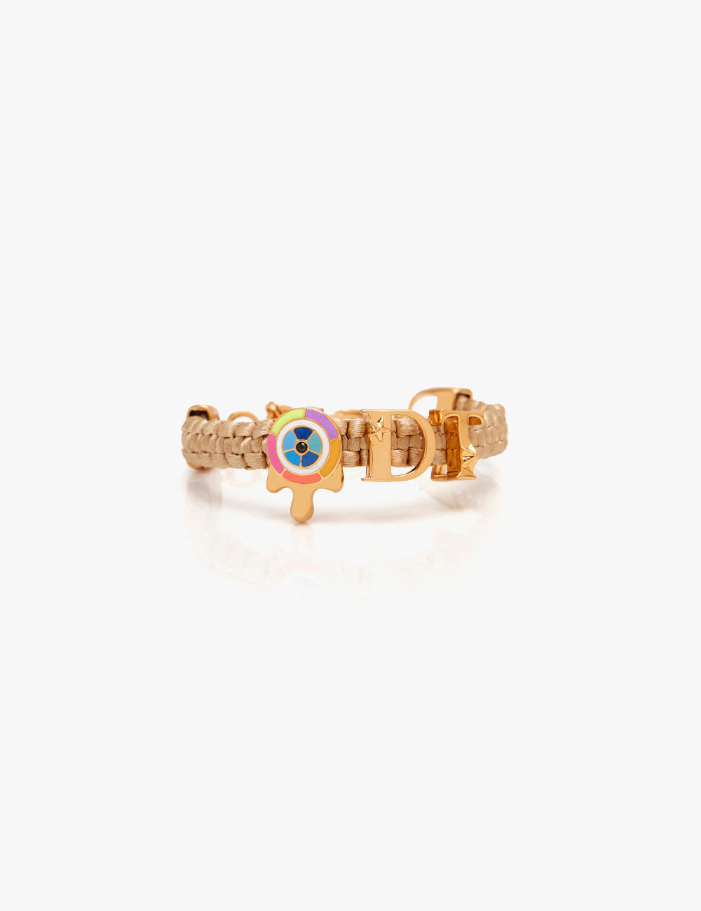 gold link bracelet