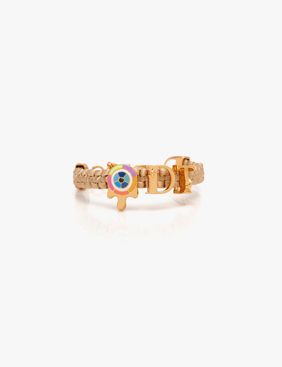 gold link bracelet