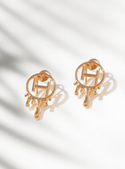 gold plated mini earrings