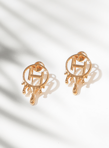 gold plated mini earrings