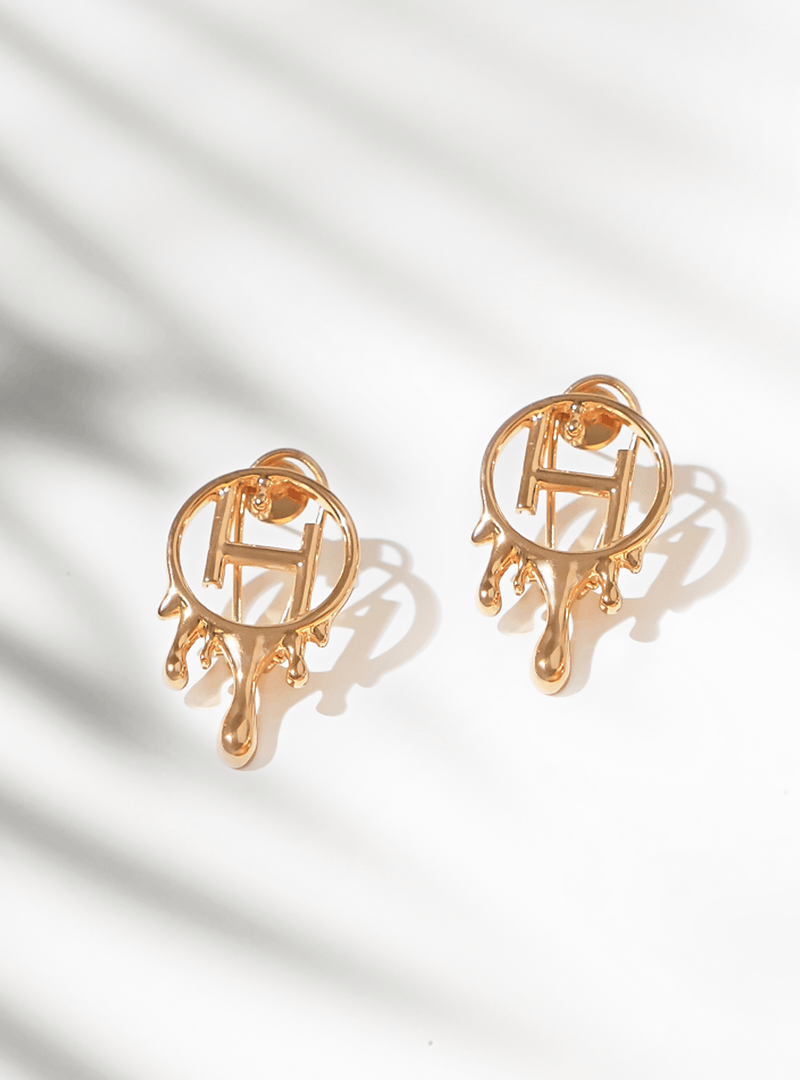 gold plated mini earrings