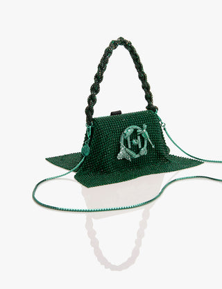 green designer bag