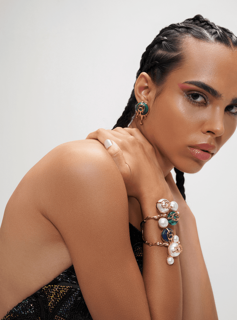green stone jewellery