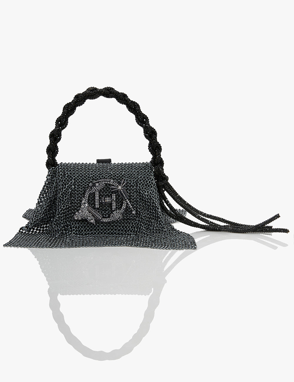 Grey Crystal Bag