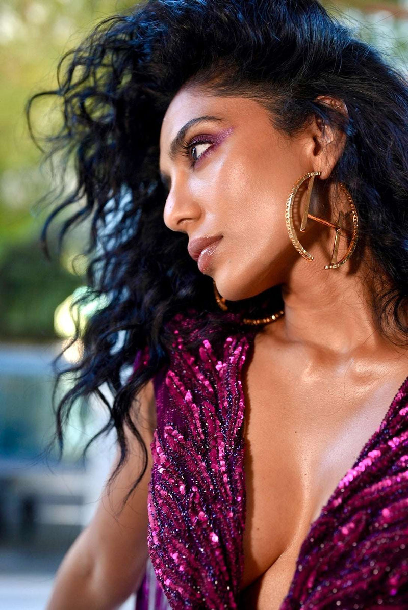 SOBHITA DHULIPALA  Hoop Earrings