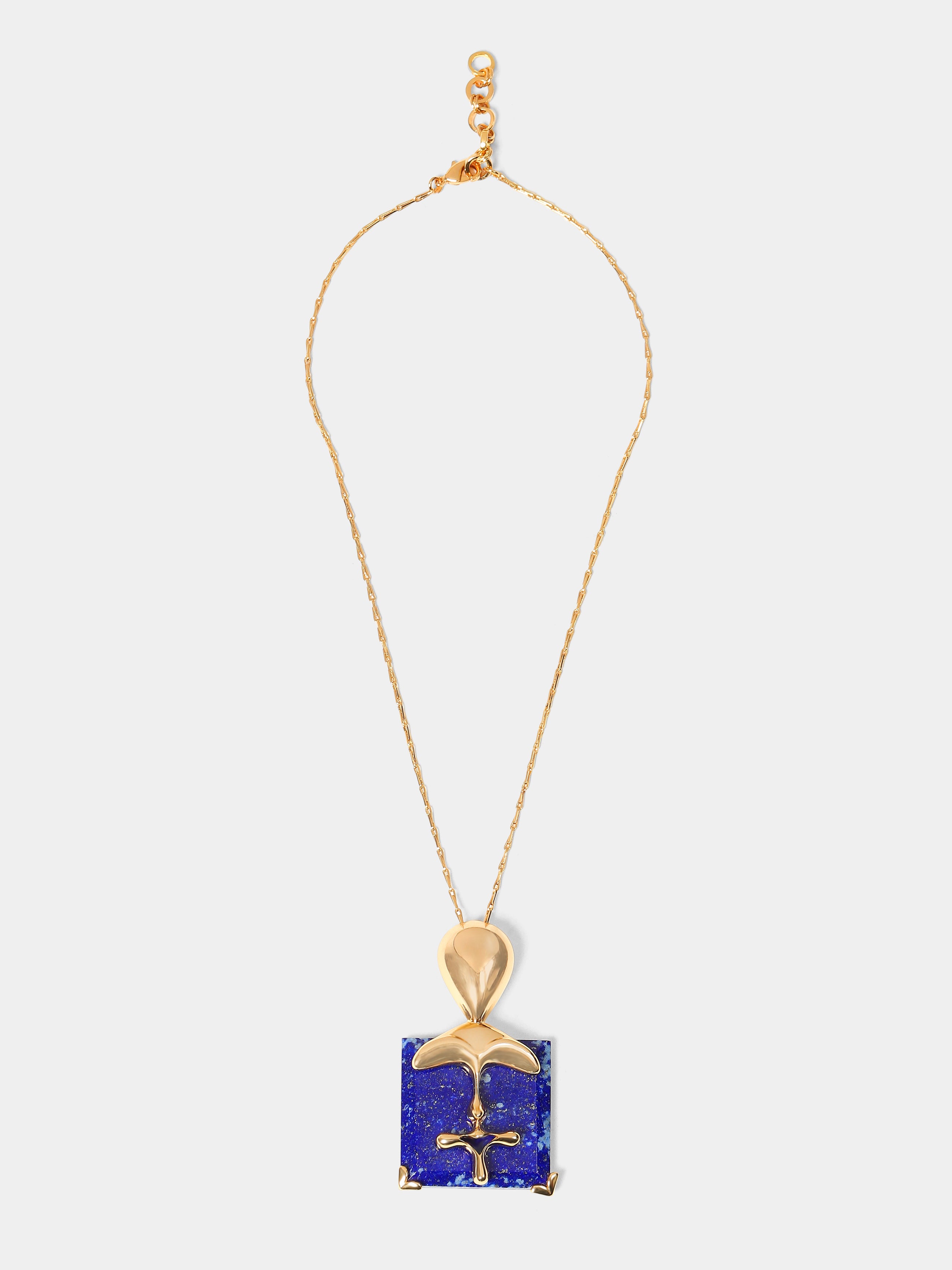 The XL Lazuli Sculpt Pendant