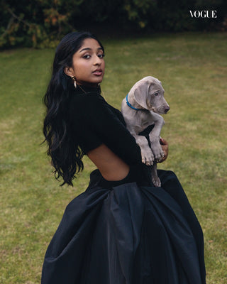 Maitreyi Ramakrishnan In The Shroom Shoulder Grazers Earrings