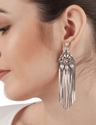 long tassel earrings