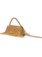 midi bag with gold crystals