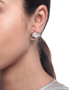 mini crystal earrings