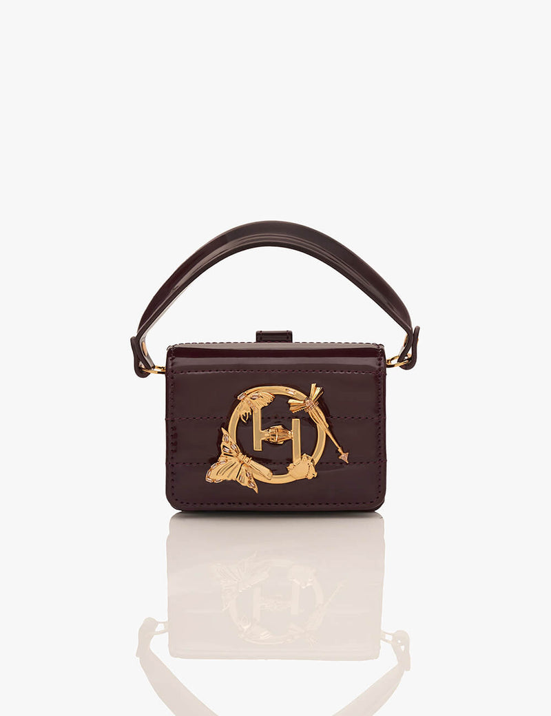 OH V Furbie Handbag in Merlot