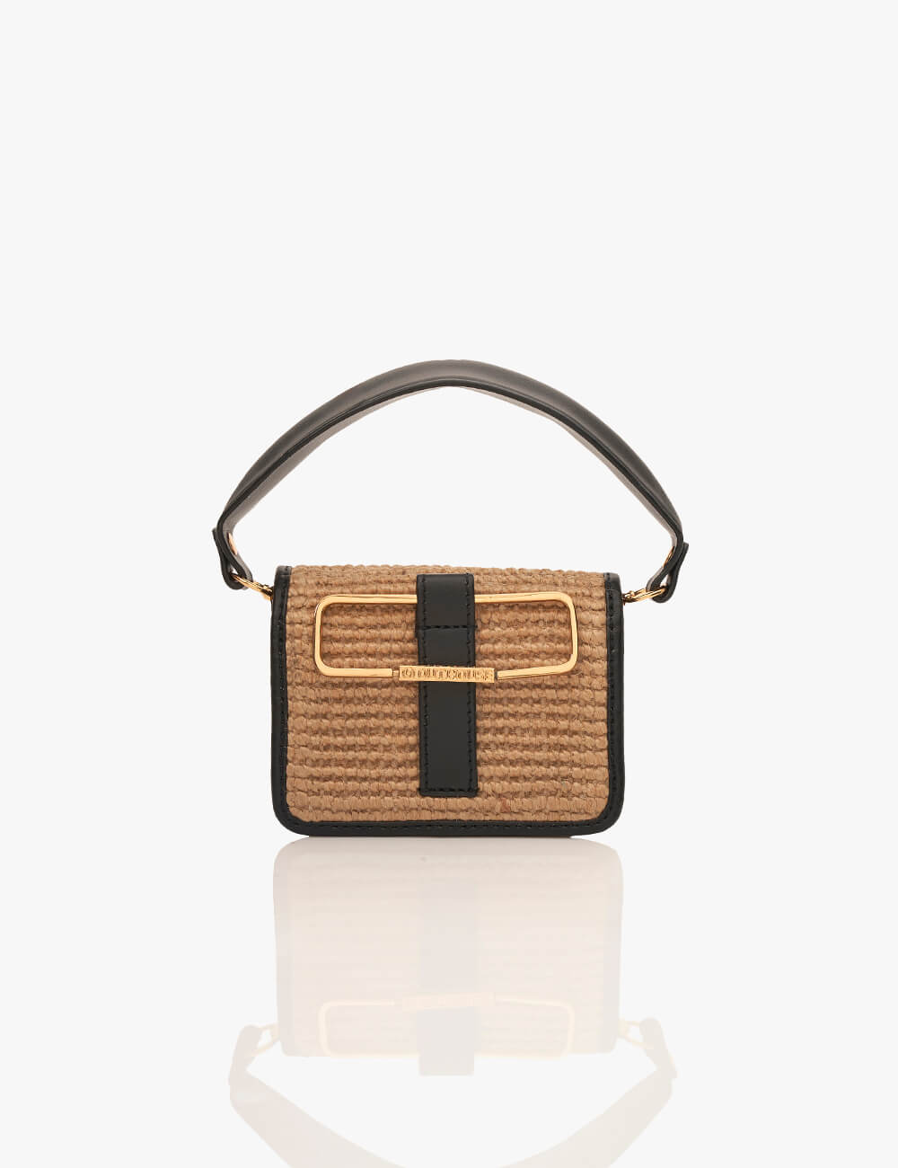 The OH V Furbie Handbag in Jute