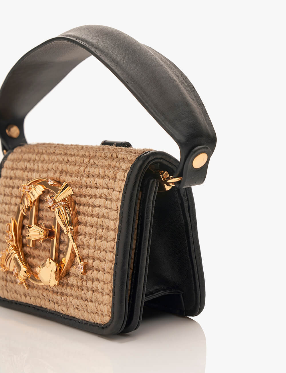 The OH V Furbie Handbag in Jute