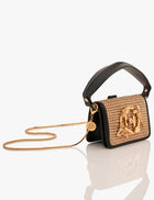 The OH V Furbie Handbag in Jute