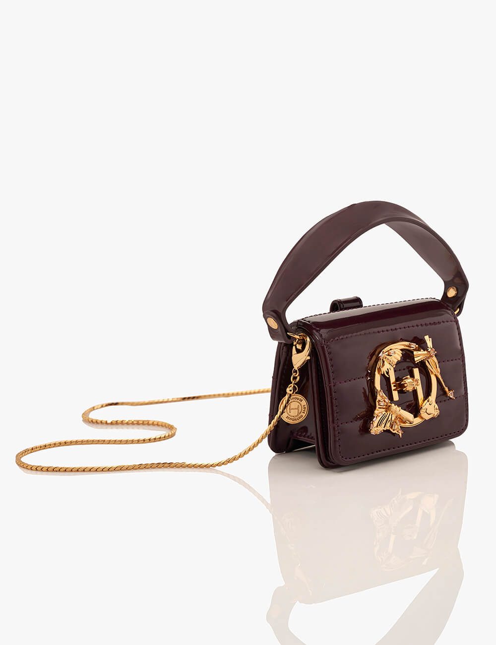 OH V Furbie Handbag in Merlot