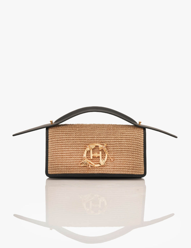 The OH V Paparazzi Handbag in Jute