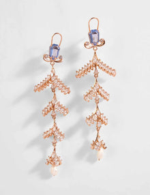 pearl dangler earrings