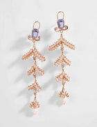 pearl dangler earrings