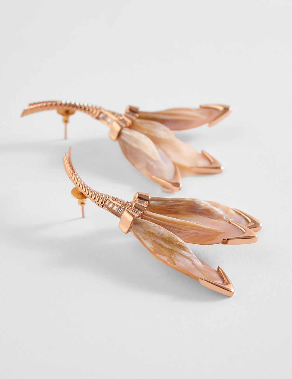 pearl drop earrings