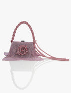 pink crystal bag