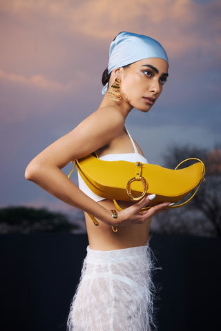 The Boss Swing Bag in Ochre Yellow