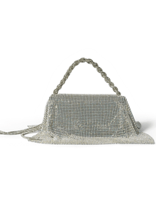 silver midi bag
