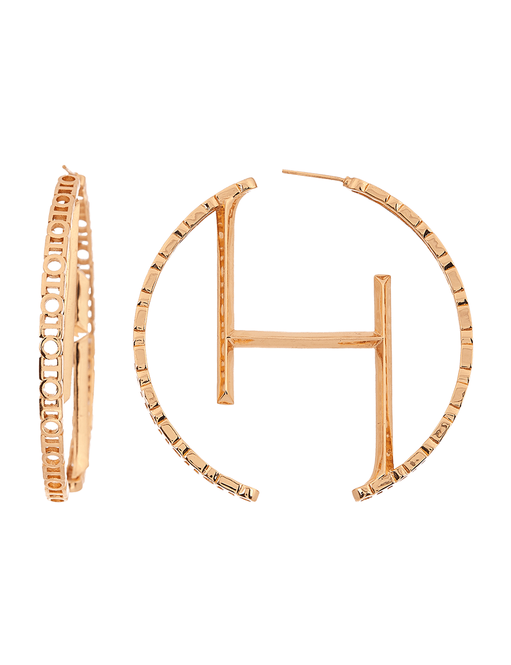statement hoop earrings