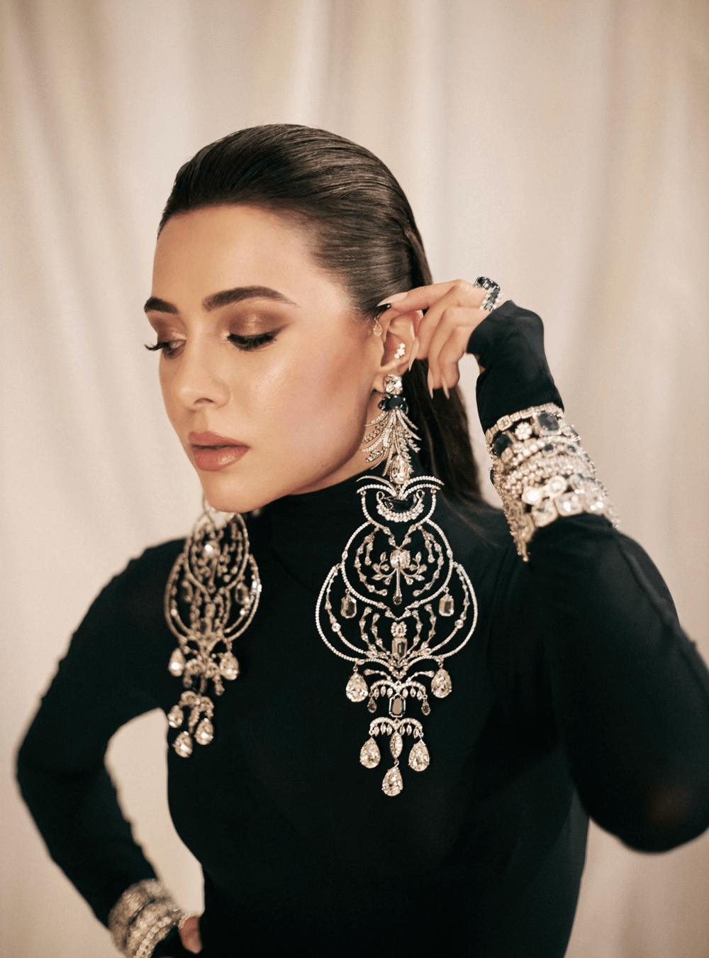 Earrings Party Frock Jewellery Earrings For Long Gown Long Frock