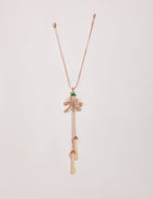 Le Palm Free Fall Pendant Necklace