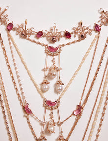 Le Cleo Dewdrop Multilayer Necklace