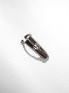 OH Monogram Fingertip Ring In Silver Finish nail caps finished in 22 KT silver plating