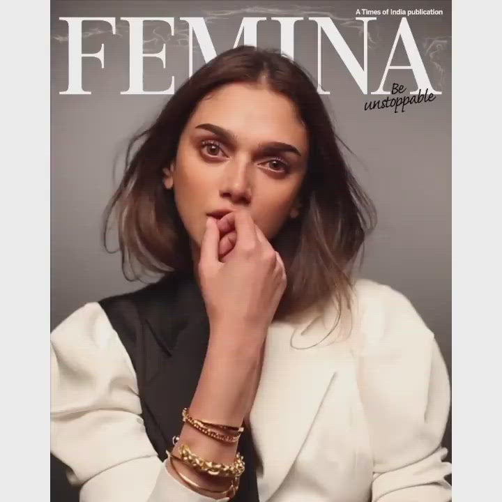 Aditi Rao Hydari in Outhouse Monogram Archway Bracelet