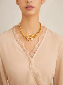 22kt gold choker