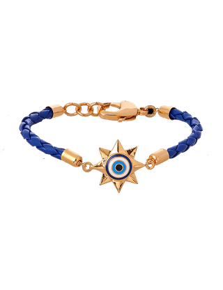 22kt gold evil eye bracelet