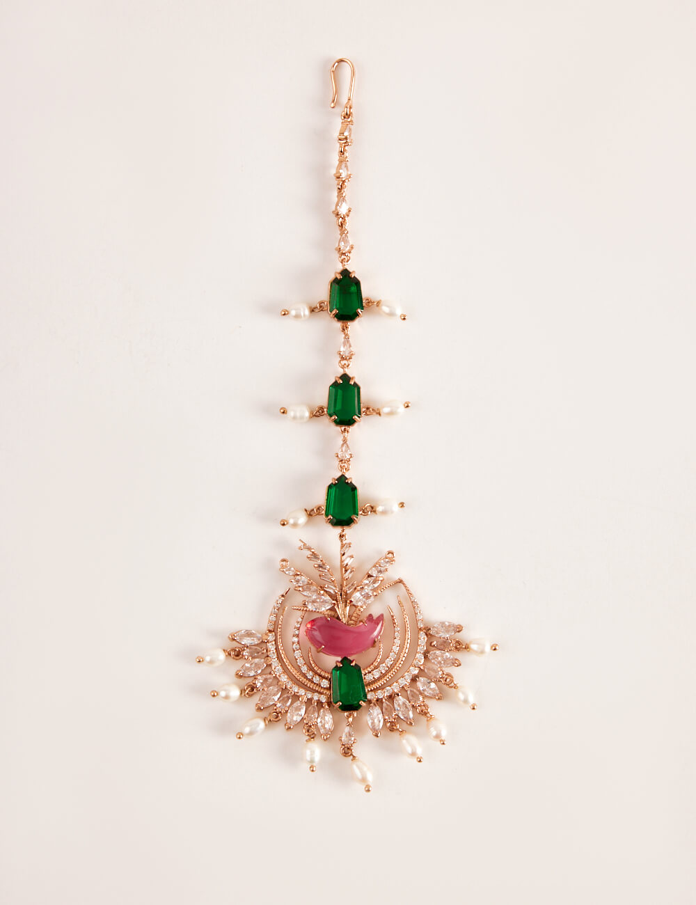 22kt gold maang tikka