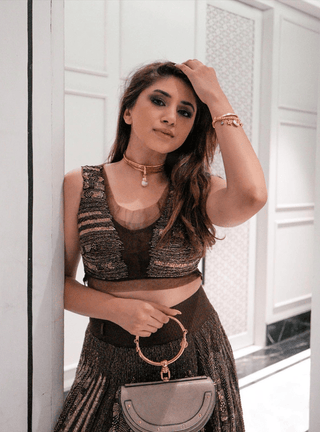 Aashna Shroff Wearing Myriad Choker