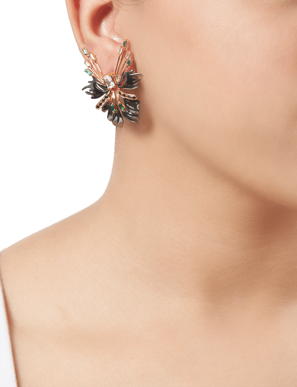 Butterfly Design Stud Earrings