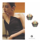 Celebrity Button Top Earrings