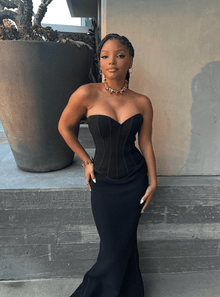 Halle Bailey Wearing OH Poppi Tuscon Necklace