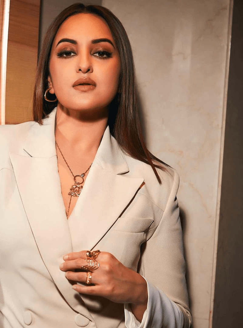 Celebrity Pendants by Outhouse worn by Sonakshi Sinha